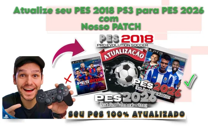 Atualização de PES de Ps3 para 2026