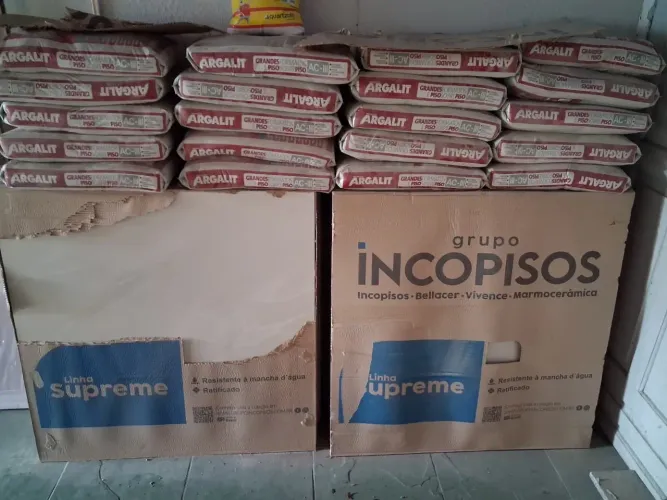 PISO 90x90 CLASSE A + 20 ARGAMASSA + REJUNTE