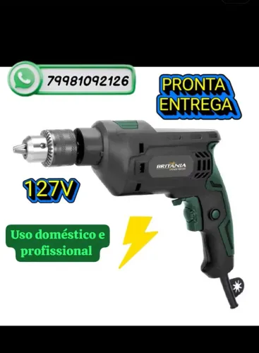 Furadeira Britânia Função impacto 850W 110V, produto novo e original