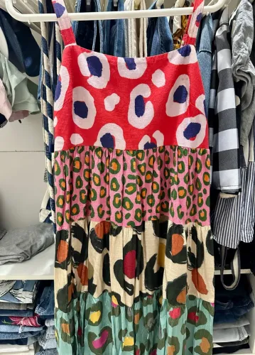 Vestido farm onça patch