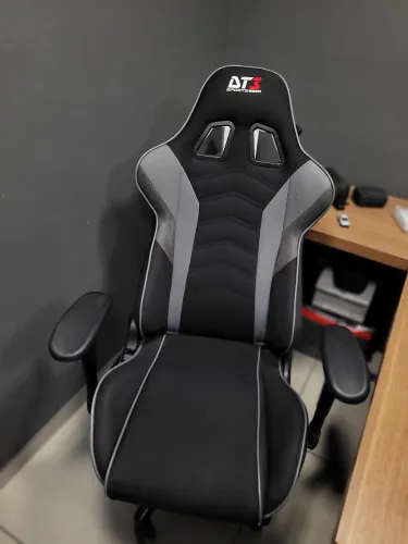 Cadeira Gamer DT3 Sports Elise | Tecido | Preto/Cinza