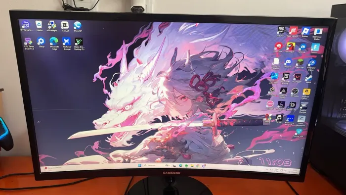 Monitor gamer Samsumg curvo