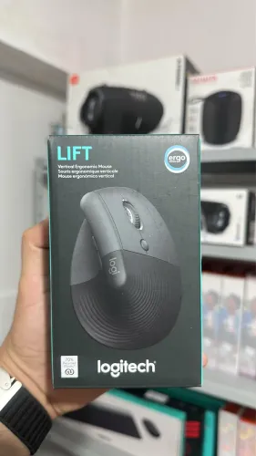 Mouse Sem Fio Logitech Lift Ergonômico Grafite