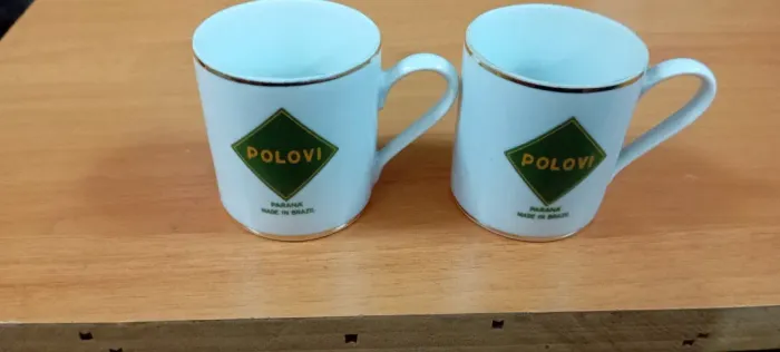 Par De Xícaras De Café Vintage Porcelana Real S. Paulo - Polovi Paraná
