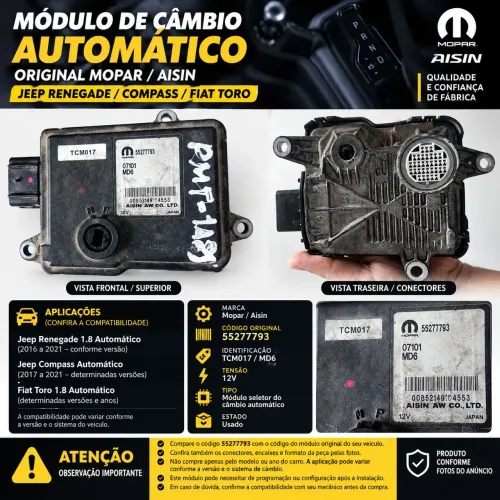 Módulo do câmbio Renegade flex 
