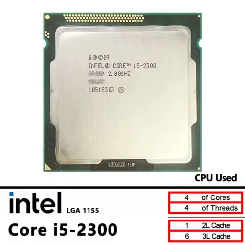 Processador Intel Core i5 2300 2.80ghz