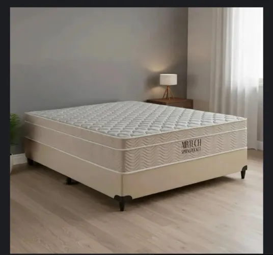 Box completo de casal de 138x188x25 cm valor 1169,00 avista