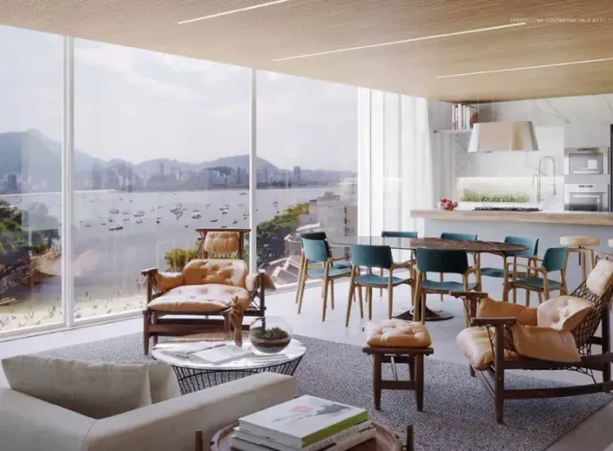 Cobertura 339m2 -  3 quartos na Urca - Rio de Janeiro - RJ