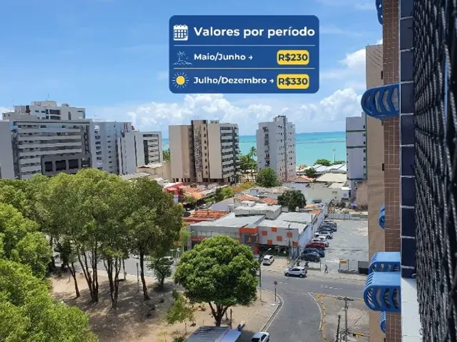 Temporada Pajuçara 2Q | Piscina | Wi-Fi | Praia