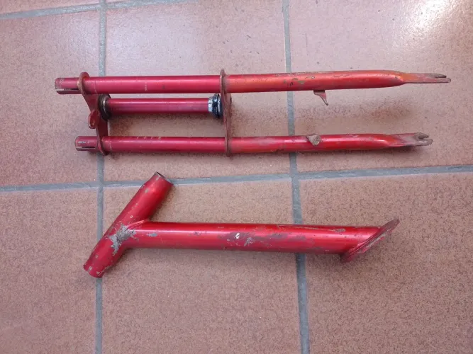 Garfo de bicicleta antiga Caloi berlineta dobrável 