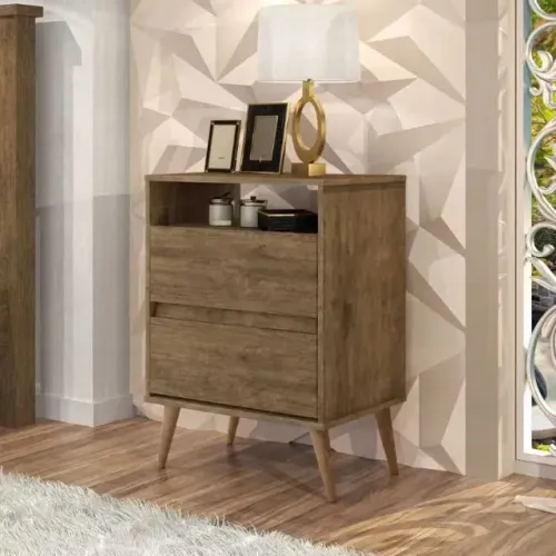 Mesa de Cabeceira Lotus 2Gvs Jequitiba J.A Moveis - Entrega Rápida!