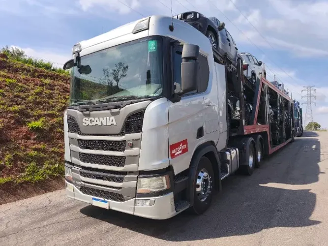 SCANIA R 450 6X2, ANO 2019/2019 COMPLETO COM DEFLETOR ORIGINAL 