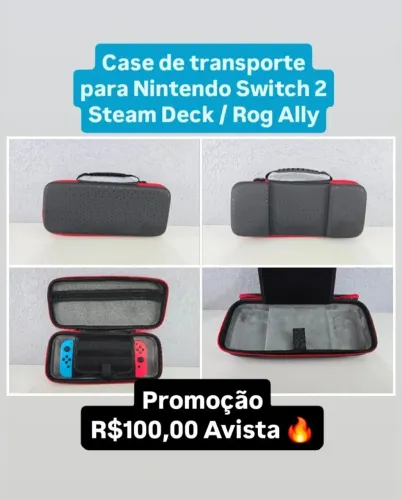 Promoção Case de transporte Nintendo Switch 2 Nova !!!