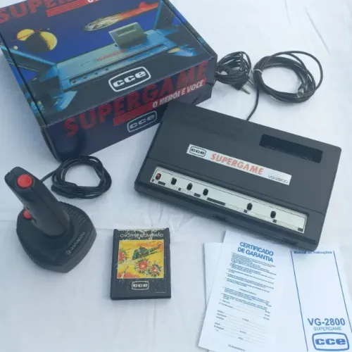 Lindo Supergame CCE VG2800 com Joystick, Caixa e Manual
