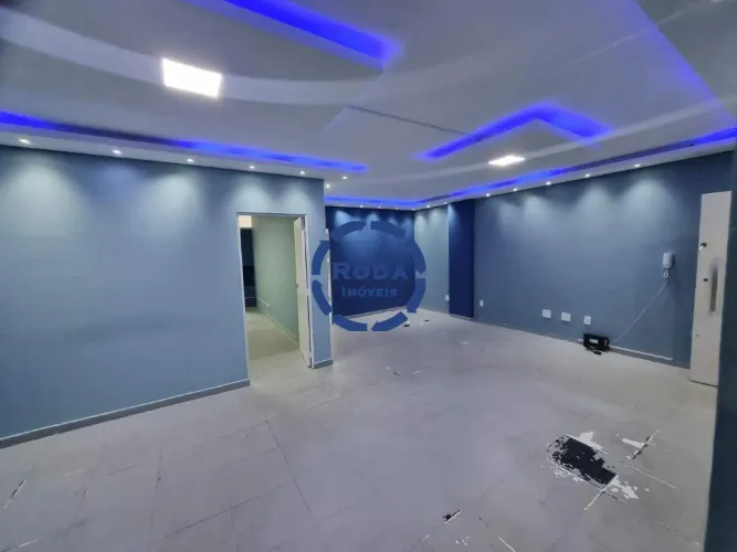 Sala em conjunto comercial 70 m² para alugar no Gonzaga - Santos -S.P.