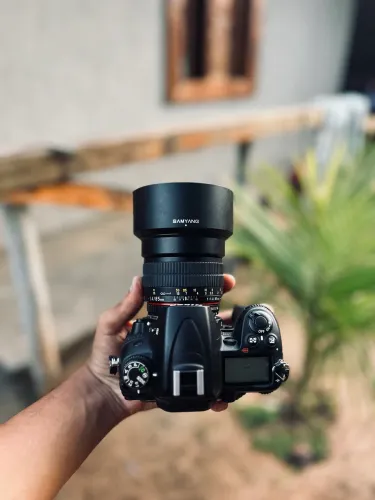 Nikon d7000 + 85mm 1.4 + 50mm 1.8