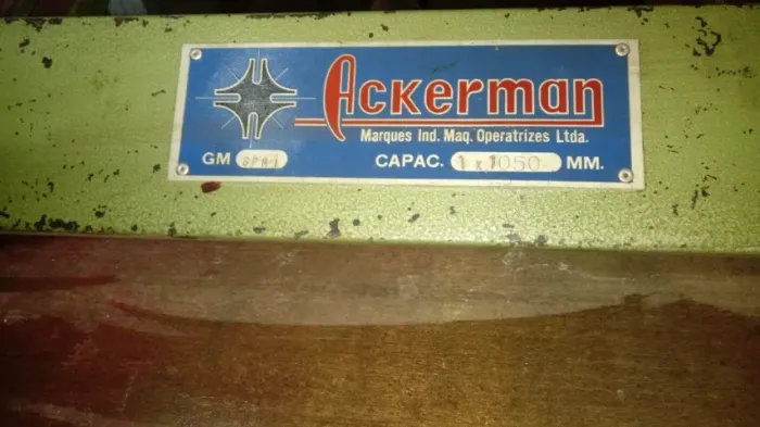 Guilhotina Manual para Chapa - Ackerman GPM-1 (1050mm x 1mm)