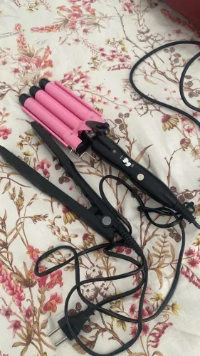 Prancha de cabelo e triondas