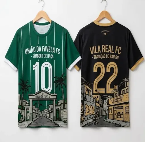 Kit 20 Camisas de Time Personalizadas Dryfit Para seu Bairro e Galera