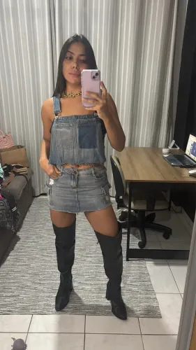 Cropped, saia, short, vestido feminino looks 