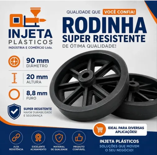 Kit c/ 50 Rodinha PP