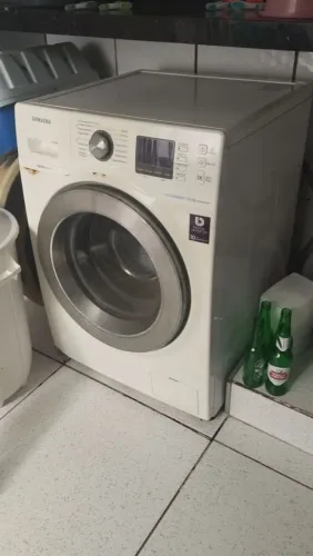 Máquina de lavar e seca Samsung inverter com sistema eco bubble 10 kg
