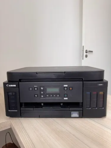 Impressora Canon G6010 Tanque De Tinta Duplex Automática Bivolt Wi-Fi Ethernet USB