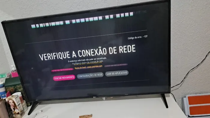Smart tv para conserto
