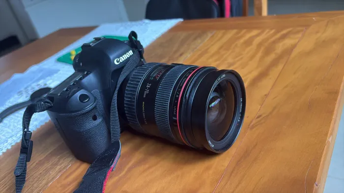 Canon 6d + lente 24-70 originais