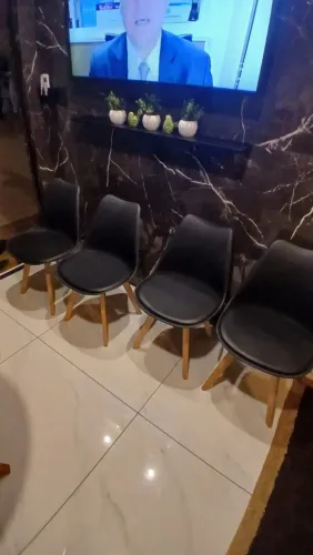 Cadeiras 4 unidades modelo com almofada