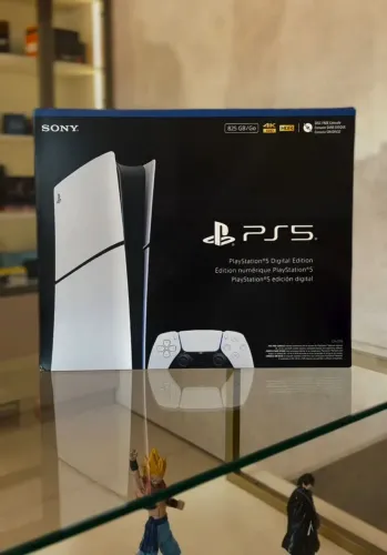 PS5 slim mídia digital lacrado com 1 ano de garantia