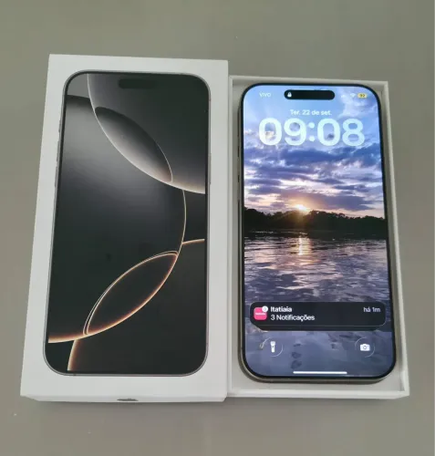 IPHONE 16 PRO MAX - 94% BATERIA - ÚNICO DONO