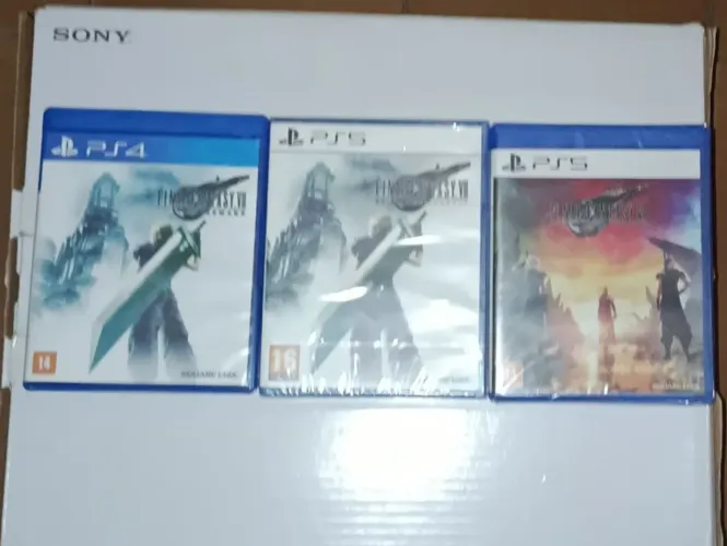 Final fantasy 7 remake PS4 PS5, final fantasy 7 rebirth PS5 leia a DESCRIÇÃO