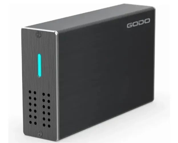 Compartimento De Disco Rígido Godo Dual Bay Usb 3.0 De Alumínio Preto