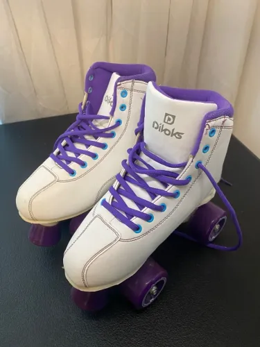 Patins Quatro Rodas Quad Feminino Divoks Pop Retrô Abec 7 - 38