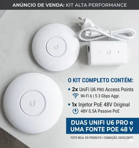Unifi U6 PRO e POE