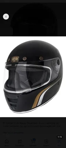 Capacete Urban Café Racer Shakotan Mt BIk - Novo