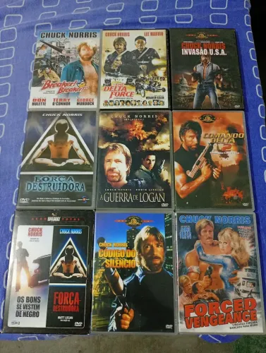 DVDS RAROS COLEÇÃO CHUCK NORRIS+STALLONE COBRA+GARANTIA DE MORTE+ASSASSINATO NOS EUA ,,ETC