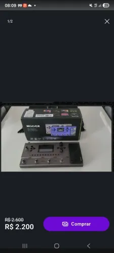 Pedaleira ge200 pro