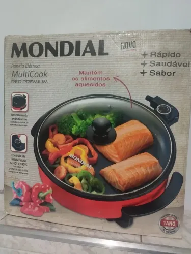 Panela Eletrica Multicook red premium Mondial