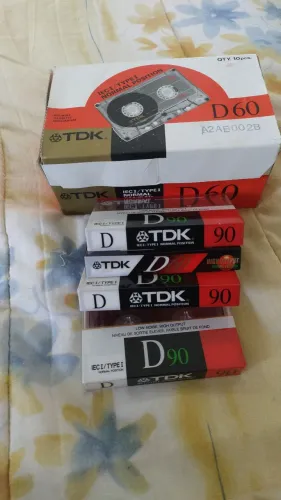 Fita K7 TDK Novas 14 unidades