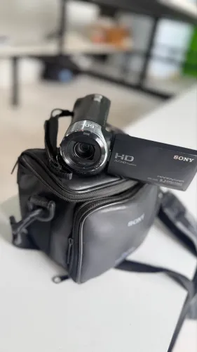 Câmera Digital HandyCam Sony HD HDR-CX440 Filmadora + SSD 32GB + Case