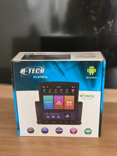 Central Multimidia H-Tech HT-9700CA 9 Pol MP5 CarPlay Android Auto - Como Nova