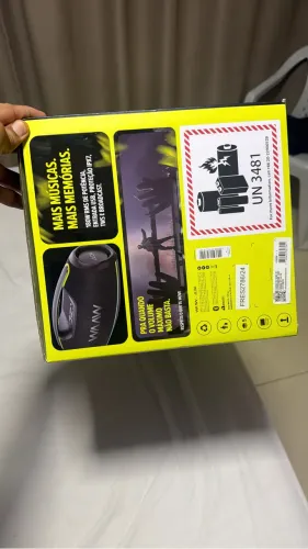 Hyperbomm 1000 com caixa carregador funcionando tudo 