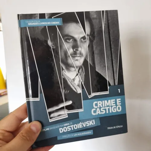 Crime e Castigo DVD GRANDES LIVROS NO CINEMA FOLHA DE SÃO PAULO 