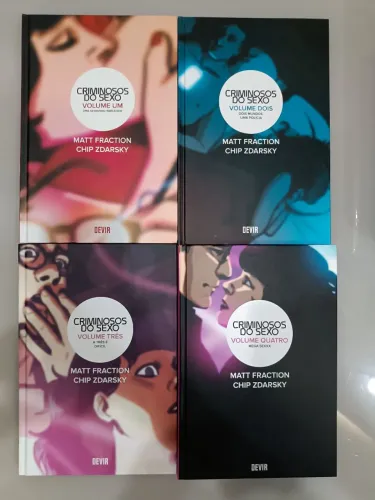 Coleção Completa Criminosos do Sexo - 4 Volumes - Capa Dura - Devir