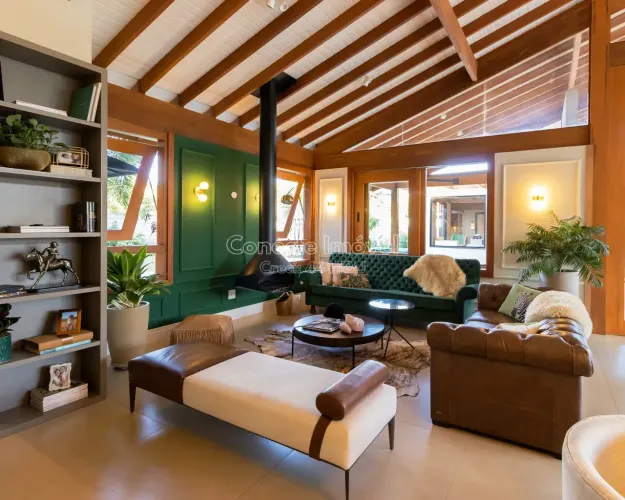 Residência de Alto Padrão com Ambientes Integrados, Área Gourmet Completa, Piscina, Adega 