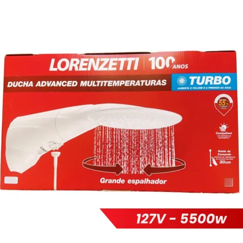 Chuveiro Lorenzeti Advanced Turbo 110v