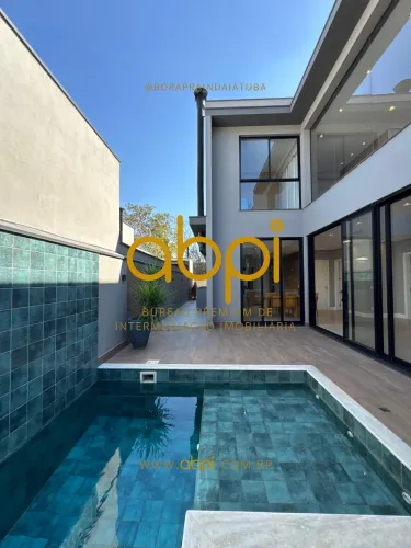 Casa de Luxo à Venda em Vila Suíça, Indaiatuba-SP: 4 Quartos, 4 Suítes, 3 Salas e Piscina!