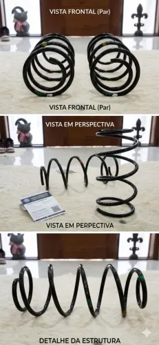 Par de Molas Dianteiras Volkswagen - Novo, Nunca Usado!
